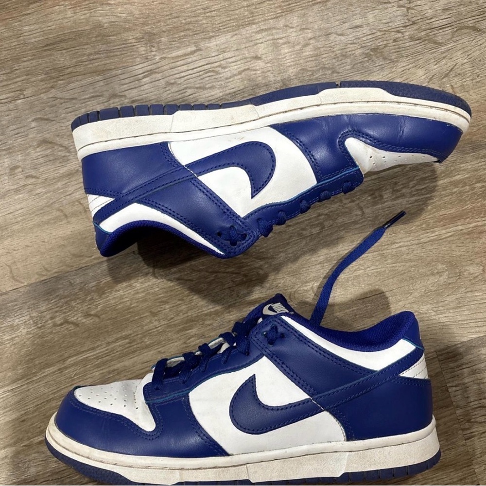 Nike Dunks Royal Blue and White